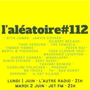 L'Aléatoire #112. L'Al&eacute;atoire 01.06.2026