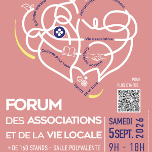Spéciale forum des associations et du bénévolat du 05 09 2026 Spéciales Sp&eacute;ciale forum des associations et du b&eacute;n&eacute;volat du 05 09 2026